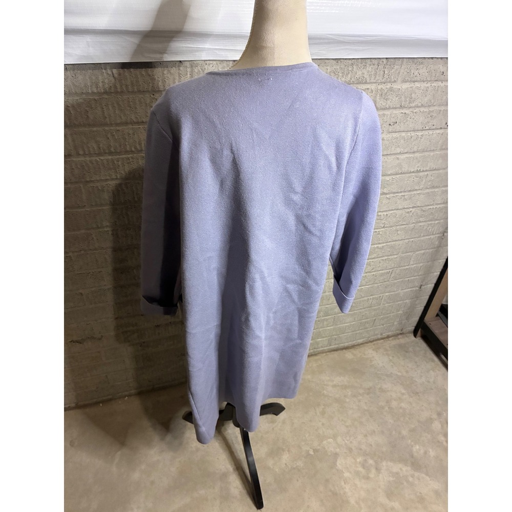 New Anrabess Longline Duster Cardigan Sweater‎ Jacket Purple Large. - Picture 4 of 6